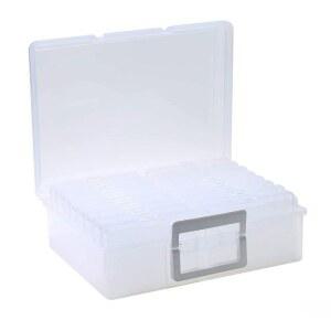 사진 보관함 포토 4X6 투명색 성장앨범 보관함박스 플래시 카드 초대형 4X6앨범