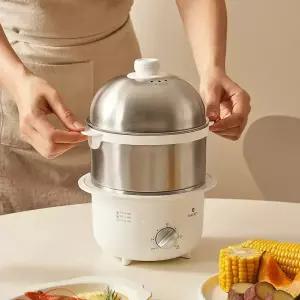 디온리 올스텐 2단 계란찜기 30분 타이머 계란삶는기계 고구마 계란찜 NBE328S