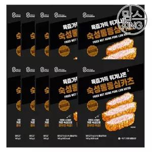 [맘스킹] 상신 돈까스 육즙가득 숙성통등심카츠 140gX10팩 10장)