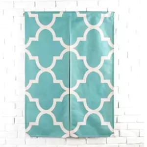 가림막커튼 주방 카페 야외 입구 벽커튼 민트패턴 가 (WFGTALY)