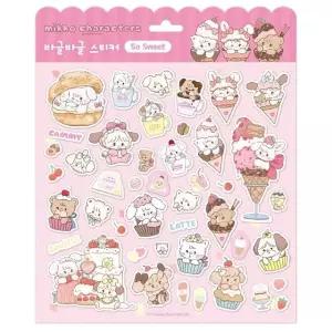 미코 캐릭터즈 바글바글 스티커-쏘 스위트 캐릭터 (WFGJ0SQ)