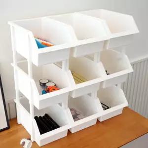 [보노하우스]이유 적층형 다용도 정리함 3P 미니 수납 바스켓