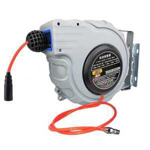 자동 물 호스 드럼 고압 벽걸이 권취기 6.5x10mm 워터릴 마당 원예