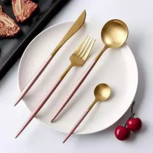 골드 디자인 커트러리 6인용 24P 홈스토랑 양식기 (WFJ2R9A)