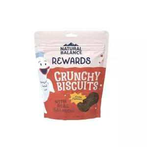 내추럴발란스 크런치 비스켓 리얼 강아지 간식 연어+고구마, 226g, 1개