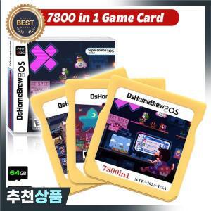 DS 카드 7800 In 1 게임 컬렉션 R4 3DS 플래시 NDSL NDSi 2DS 어댑터 메모리 굽기 비디오