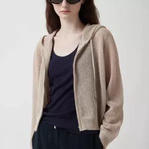 [롯데백화점]쥬크 크로쉐 집업 후드 가디건  Z253KSL014