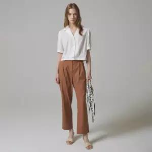 나이스클랍 투턱 스티치 팬츠 N233MWP704