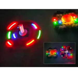 부드럽게 끼워지는 명품디폼블럭 지니디폼 LED 팽이&스피너 DIY세트 01. 캐릭터