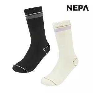 [정가 17,000원] 네파 여성 C-TR 오버크루 장목 양말 7J28313