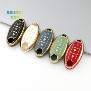 닛산 캐시카이 쥬크 J10 엑스트레일 T32 킥스 티다 패스파인더 노트 TPU 자동차 리모컨 키 케이스 커버 쉘