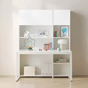 [필웰]E0자재 HM2052 스퀘어 책장책상세트 5단 1400 DVX