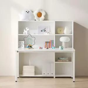 [필웰]E0자재 HM2039 심플 책장 책상세트 1400 DVX