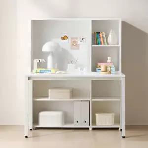 [필웰]E0자재 HM2056 심플 책장 책상세트 1200 DVX