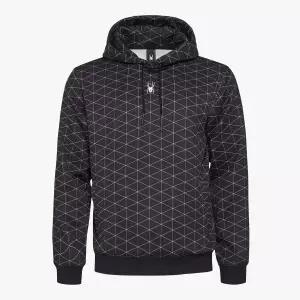 [롯데백화점]스파이더 공용 패턴 후드 SPHPCNHD301UPBK