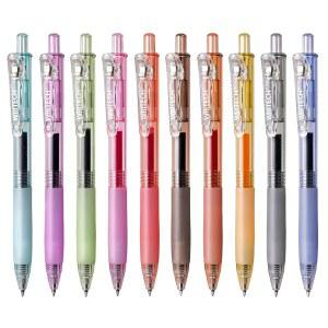 WRITECH 리트랙터블 젤 펜 퀵 드라이 잉크 펜 저널링, 드로잉, 낙서, 메모용 0.5mm 총알 멀티컬러(멀티컬러)