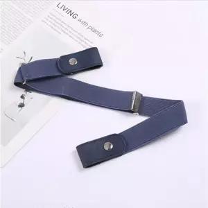 노버클 프리 청색 교복 벨트 스판/허리/편한/밴딩/매직/버클없는/청바지/여성/허리띠/길이/조절/고무줄