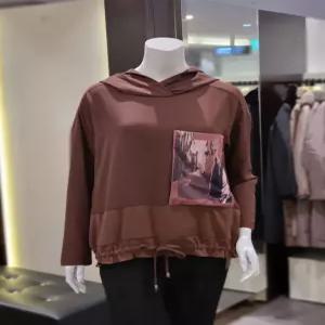 [트리아나] 소고 후드 긴팔블라우스AI3TA03