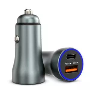 카플 차량용 충전기 60W 듀얼포트 시거잭 고속충전 핸드폰 USB 자동차 C타입