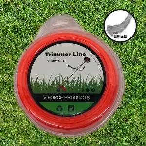 3.0mm 예초기줄 트위스트 나일론커터 예초기줄날 예초기줄날 예초기줄 예초기끈