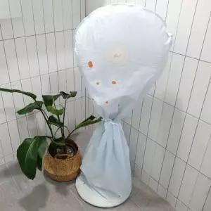 선풍기 덮개 블루 데이지 풀커버 선풍기덮개 선풍기덮개 선풍기보관커버 선풍기망
