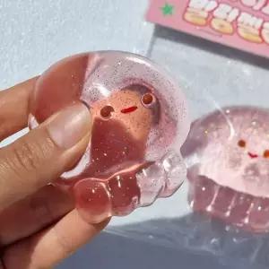 귀여운 해파리 말랑 젤리 주물럭 3P 말랑이 스트레스 (WFIU3C3)