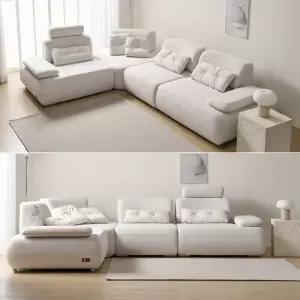 [소파쿠션포함] 다이브 스윙소파 4인 6인 8인 편안한 기능성 패브릭 모듈형 코너형