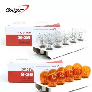 바이오라이트 순정전구 12v 24v 깜빡이 브레이크등 싱글 더블 전구