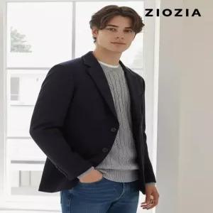 [지오지아] 스트레치 그레이 캐주얼 셋업 자켓 S (AAD4KG1601CGR)