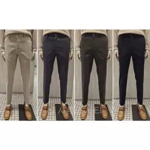 [올젠](신세계 사우스시티)2025FW 남성 피케조직 스판 치노 팬츠 ZF4P1201 4종택1