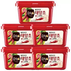 사조 해표 순창궁 태양초 골드 고추장 1kg x 5개 / 장류