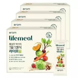 갤러리아 [이롬] 황성주 1일 1생식 라이프밀 4박스 (30g x 56포) + 흔들컵