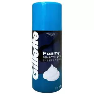 질레트 포오미 센시티브 스킨 쉐이빙 폼 175ml 1개