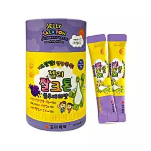 조아제약 젤리 잘크톤 블루베리맛 스틱 어린이 성장 영양제 비타민D 아연 30포