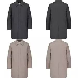 [올젠](타임스퀘어점패션관)멜란지 컬러 심플 기본 덕다운 맥코트 2종1택 ZBF4CP1201