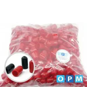 연질 앤드캡 6mm-(1000개/1봉) 빨강 엔드캡 볼트캡 고무캡