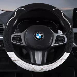 시웨이 미끄럼방지 슬림핏 핸들커버 귀여운 고양이 자수 캐릭터 무철심 디자인 전차종장착