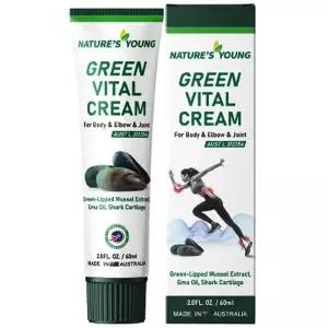 (5개) 네이처스영 통증완화 호주 초록입홍합 바르는 그린 바이탈 관절 마사지 크림