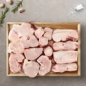 [신비하누] 한우 사골 3kg+도가니 500g (총 3.5kg)