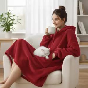 집순이 입는 후드 망토 담요 이불 겨울 보온 목보호 블랭킷 블랑켓담요 캠핑 수험생