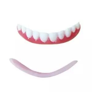 치아 미소 임시 가짜 이빨 스마일베니어 틀니 (WFG2YWL)