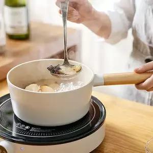 네오플램 피카 IH 인덕션 편수 냄비 18cm 세라믹코팅 인덕션겸용 냄비