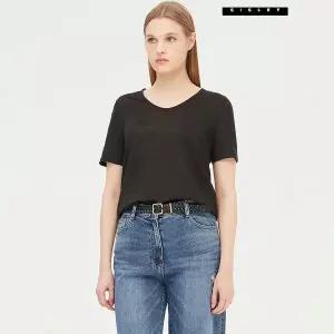 시슬리 헤이니 포켓 린넨 티셔츠 SATSC3531_P388809411 548913