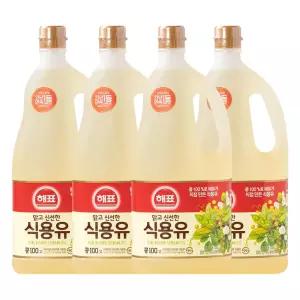 해표 식용유 1.5L 4개