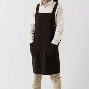 캔버스 앞치마 공방 작업용 주방 포켓 앞치마/원피스형/바리스타/미용/미용실/식당/어린이집/카페/공방