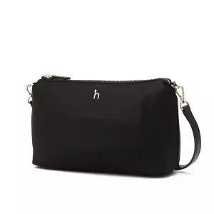 [헤지스](대구신세계)블랙 단색 나일론 크로스백 HIWA6E455BK