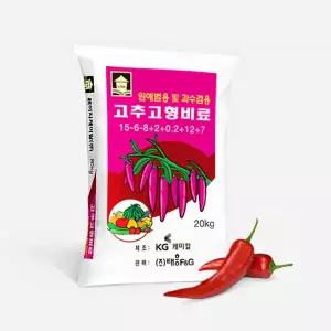 마이플랜트 태흥 고추 고형비료 20kg 텃밭작물 복합비료 웃거름 밑거름 영양제 퇴비 영양제