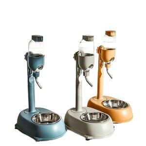 애견 급수대 식수 음수대 심플 음료수기 세라믹 음료수기계 분리형케이지 물동이 블루