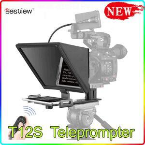 베스트뷰 텔레프롬프터 T12S 대형 화면 DSLR 카메라 휴대용 소형 특수 녹화 비디오 연설 라이브