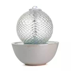 가정용 분수대 달항아리 미니분수 조명 인테리어 실내